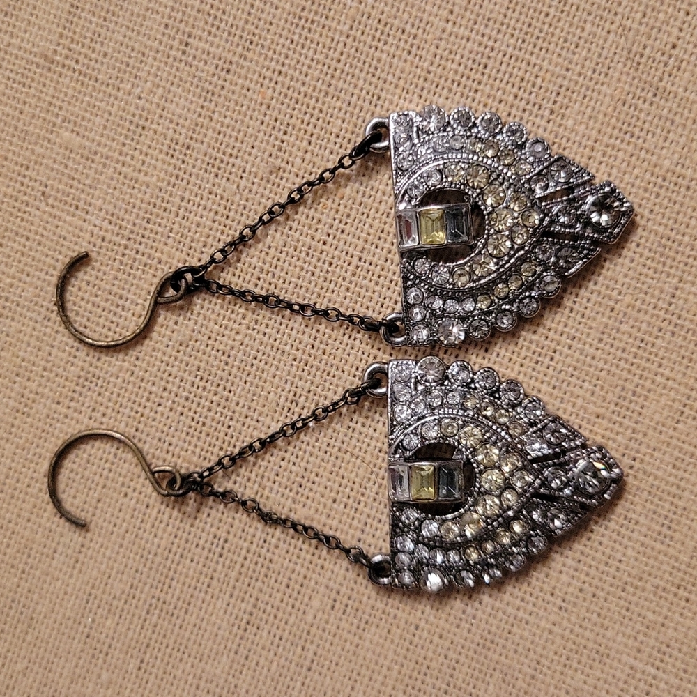 Vintage Deco earrings c+i